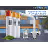 Комплект смеситель + фильтр OMOIKIRI NAGANO-WH-P + PURE DROP LITE 4054,8028P